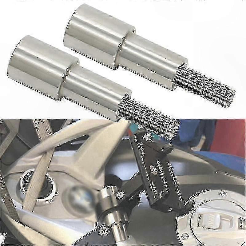 Universal GPS Mounting Bracket for Motorcycles with Extension Rod Compatible with Touring Bikes and Smartphones