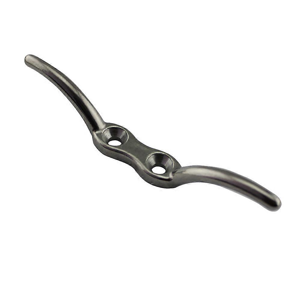 Boat Anchor Durable Stainless Steel Dock Deck Rope Cleat for Boat Use 2Pcs