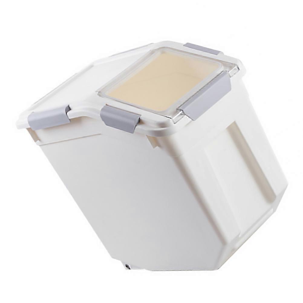 Rice Storage Tank for Storage 1Pcs Large Capacity White Bucket