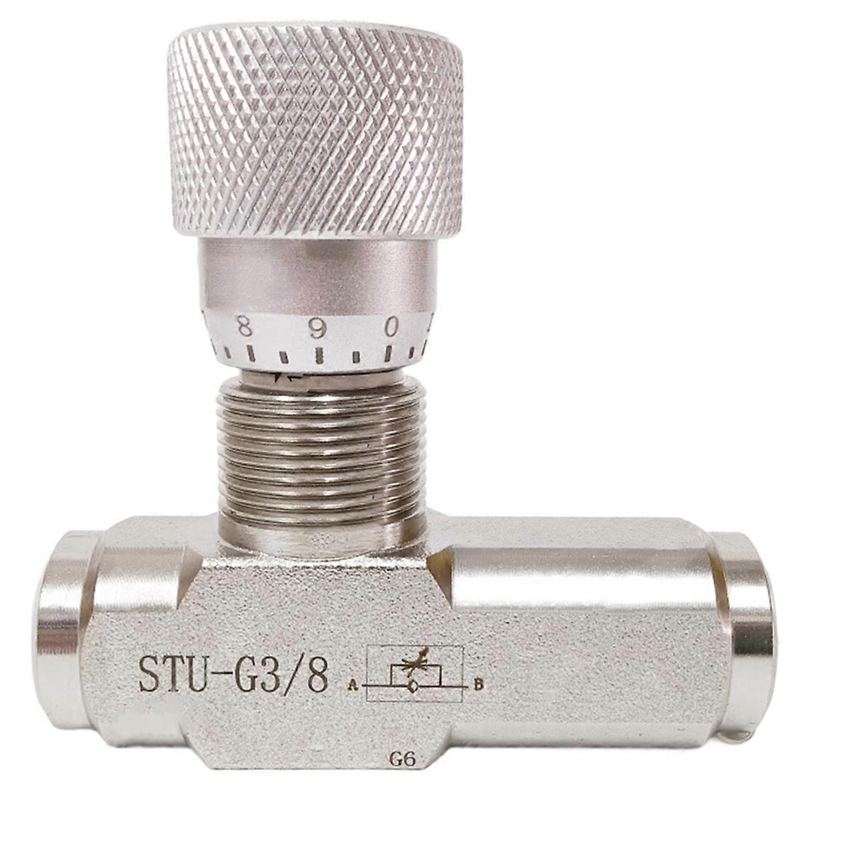 STU-G3/8 Flow Control Valve STU Hydraulic Throttle Valve One-Way High-Pressure Hydraulic Cylinder Speed Control Valve