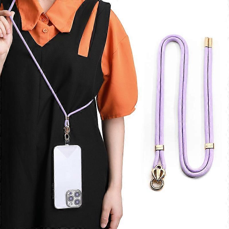 SULADA 80cm Universal Cell Phone Lanyard Holder Adjustable Phone Neck Shoulder Strap Rope with Key C