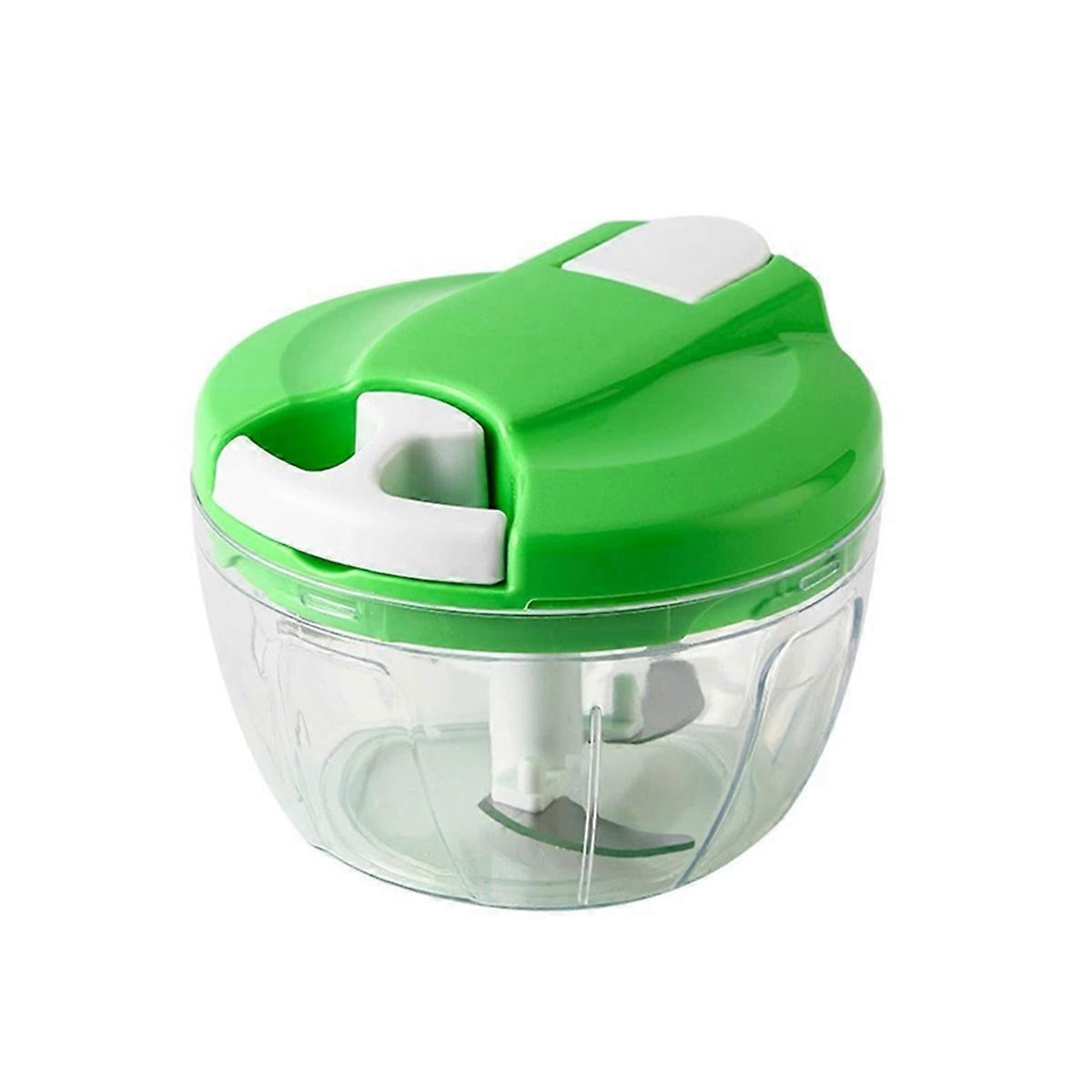 Manual Food Processor ,Portable Hand Pull String Garlic Mincer Onion Cutter for Veggies,Ginger,Fruits