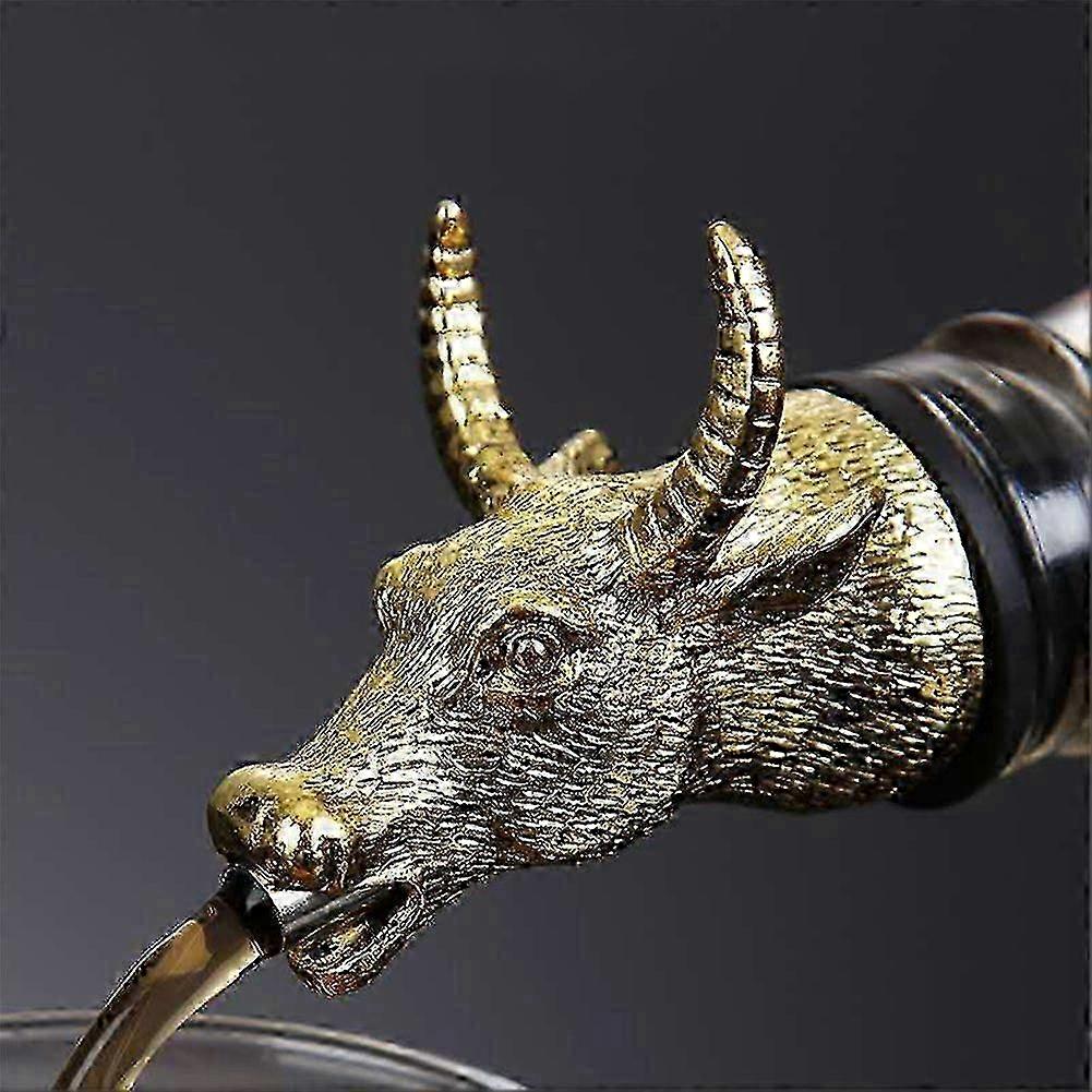 24-Style Deer and Elk Wine Pourers with Zinc Alloy Stoppers for Bar Drink Tools show-stopper