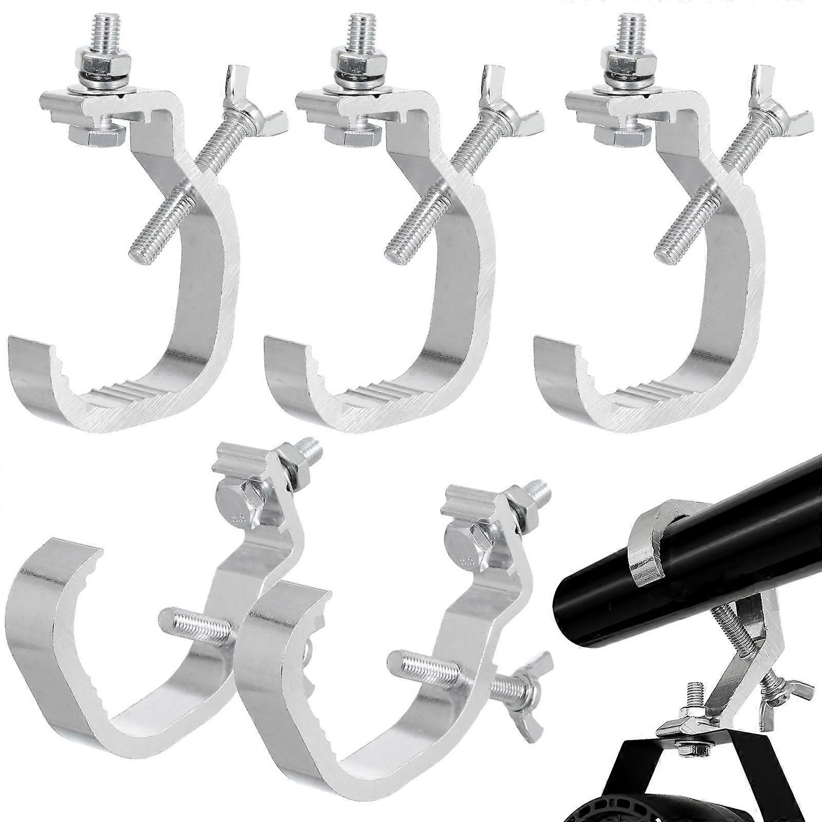 Aluminum Light Clamps for Stage 18Pcs Light Clamp Silver Hooks