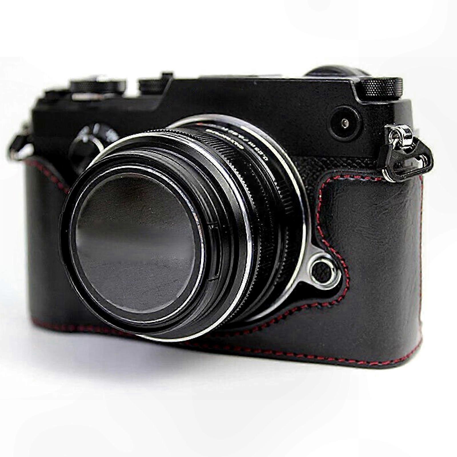 Leather Camera Case with Grip for Digital Camera Models