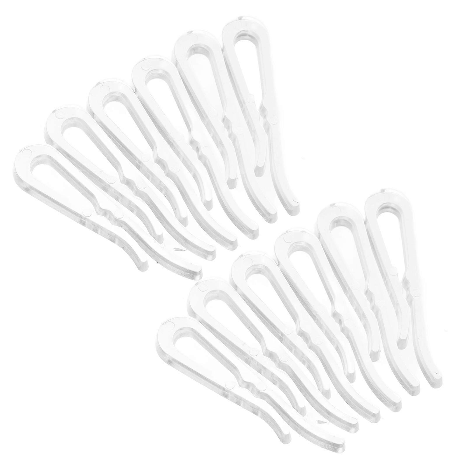 Multifunction Plastic Clip 200Pcs Transparent Clothespin Ideal For Home Use Suitable For Holding Clothes Including Shirts And Briefs