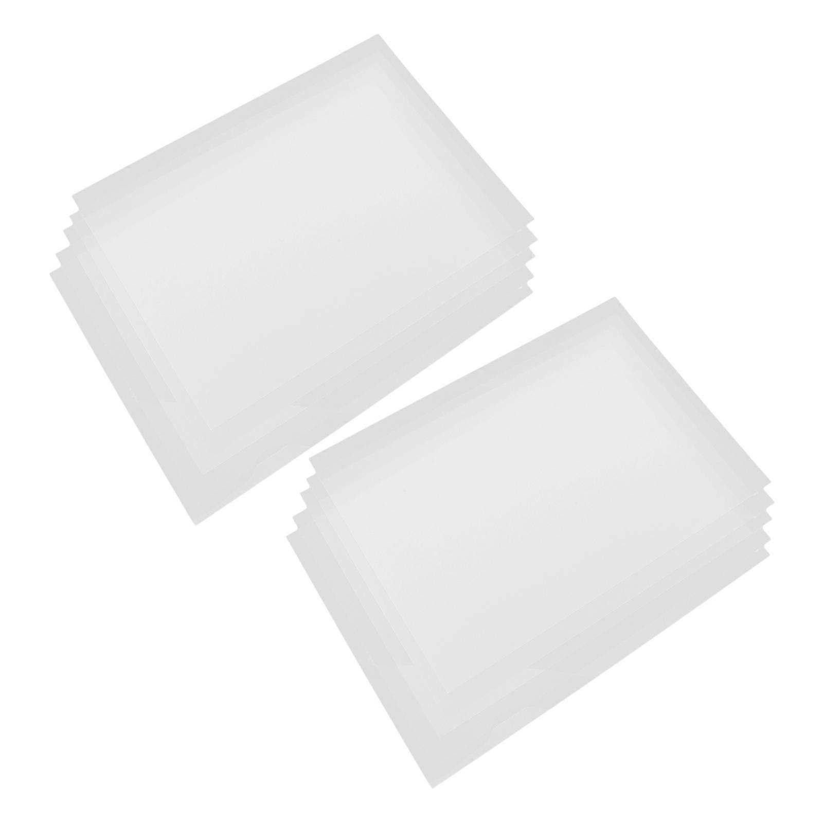 Heat Shrink Sheet for DIY Craft Projects Plastic Sheet 40Pcs White