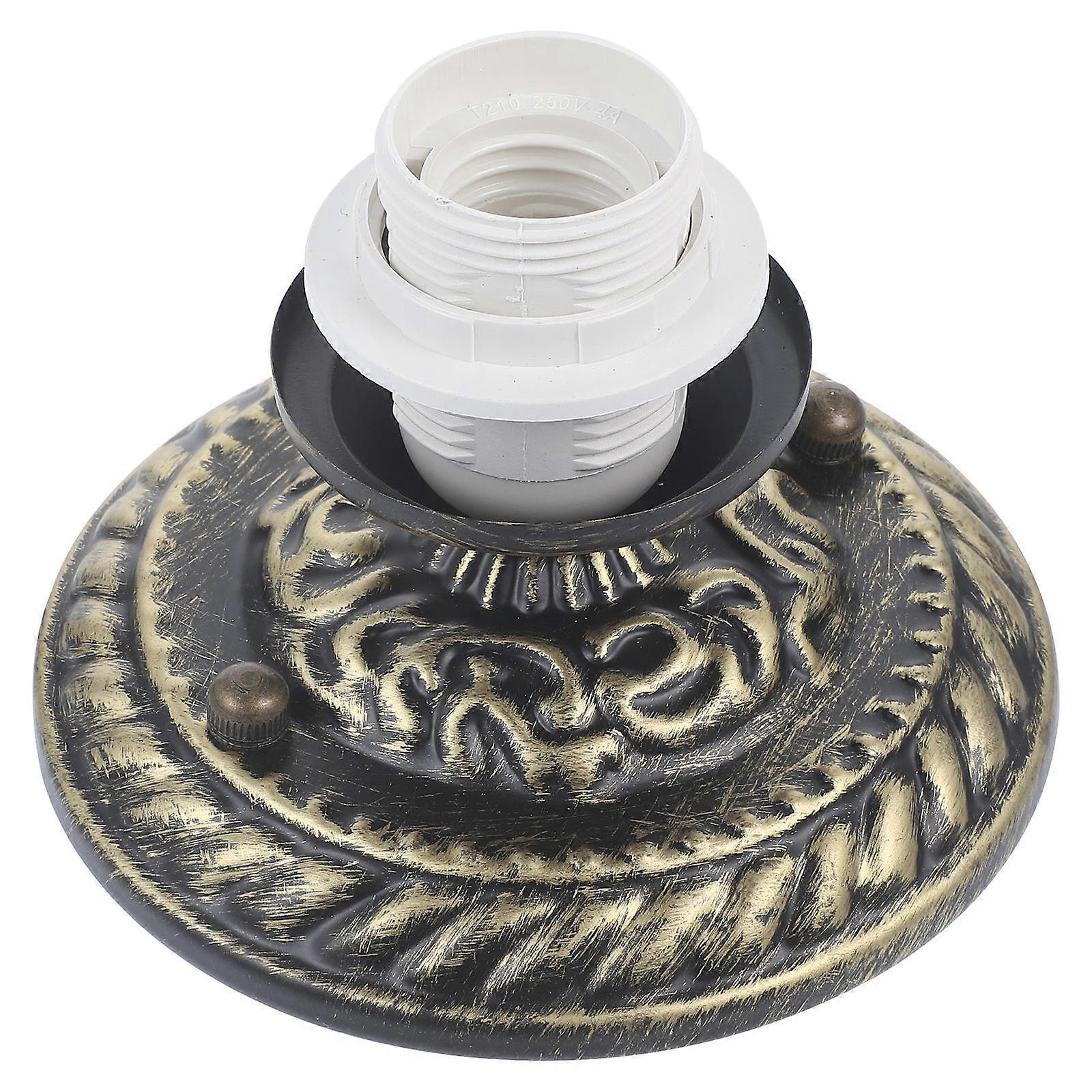 Light Bulb Base Vintage Lamp Socket Adapter for 5Pcs Ceiling Lamp