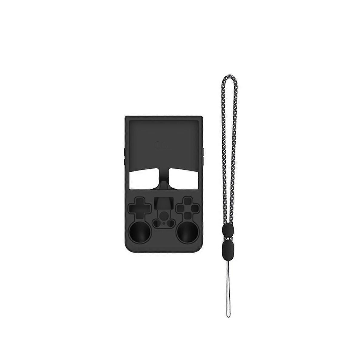 For R36MAX Game Console Silicone Case Scratchproof Protective Cover Gamepad Sleeve for Enhanced Gri