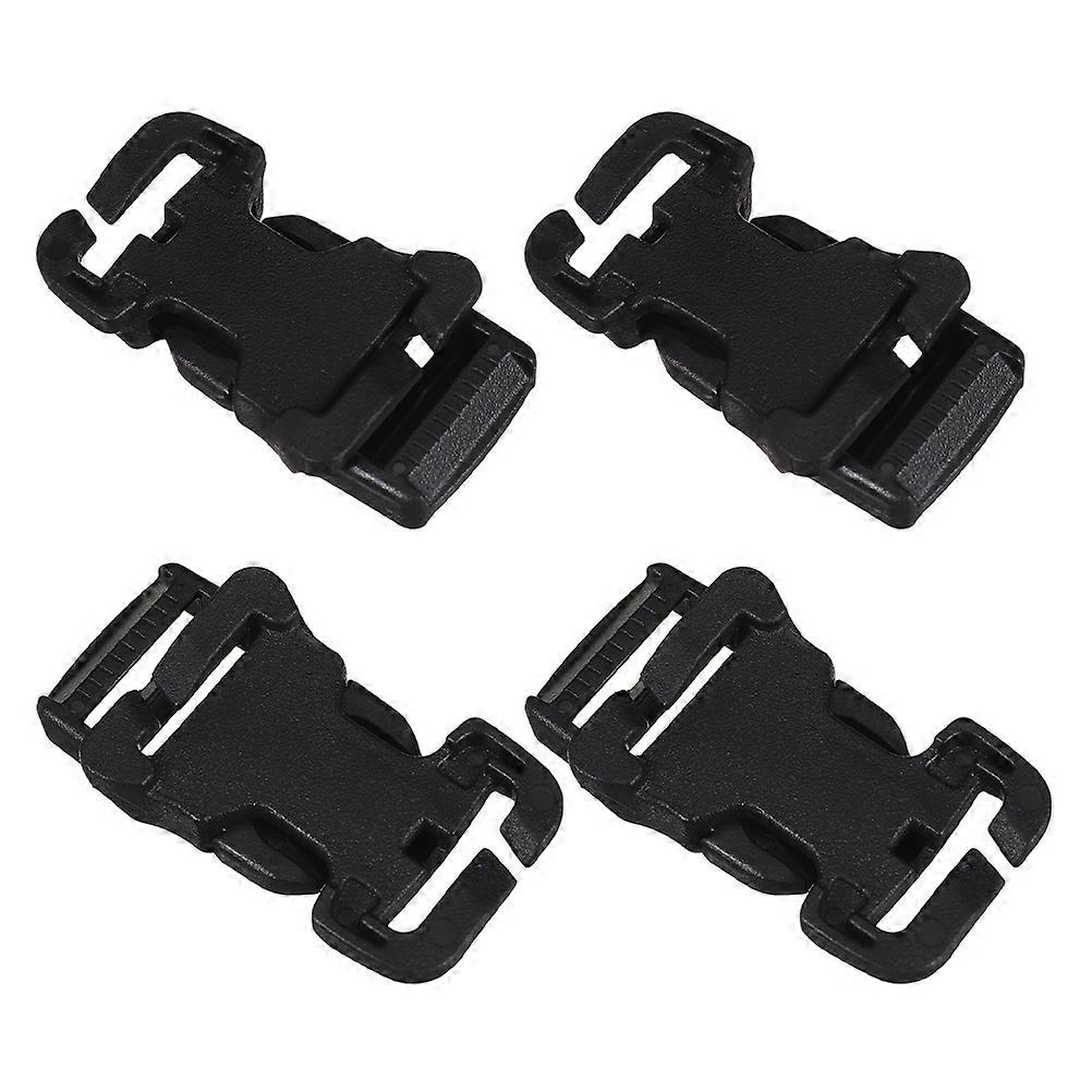 Backpack Buckle 12 Pcs Universal Compatibility Clips For Camping Gear Quick Detachable Function With Black Finish