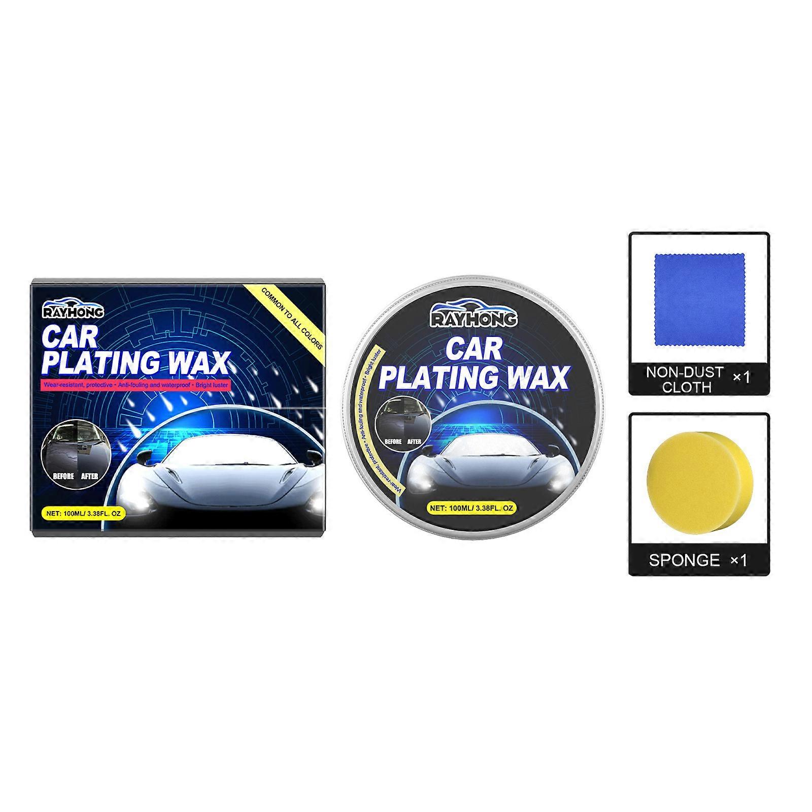 Bildekontaminering kristallvaxbeläggning vax reppolering underhåll vaxning bil fast bilvax 1