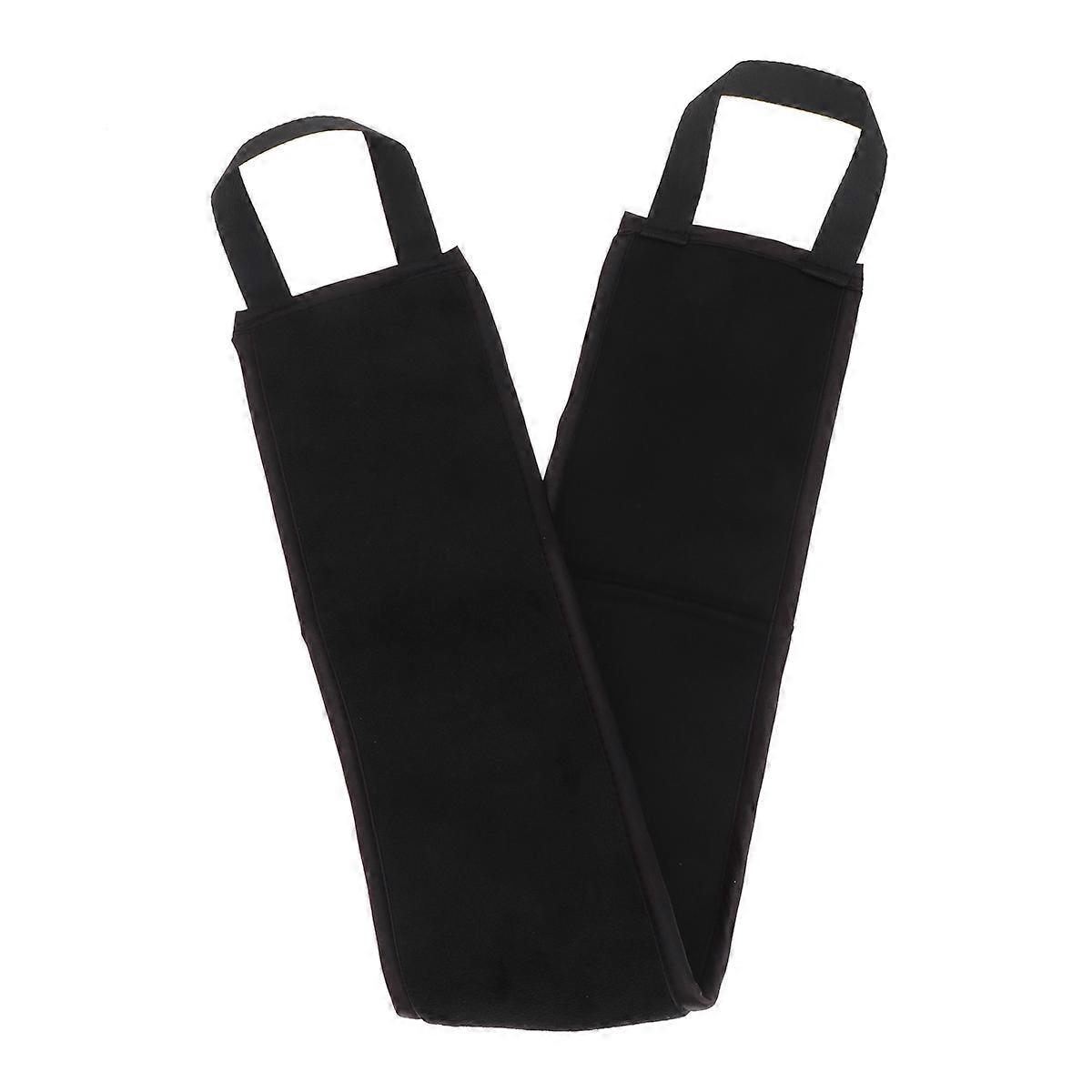 Long Shower Towel for Bathing Use 2Pcs Black Exfoliating Back Scrubber