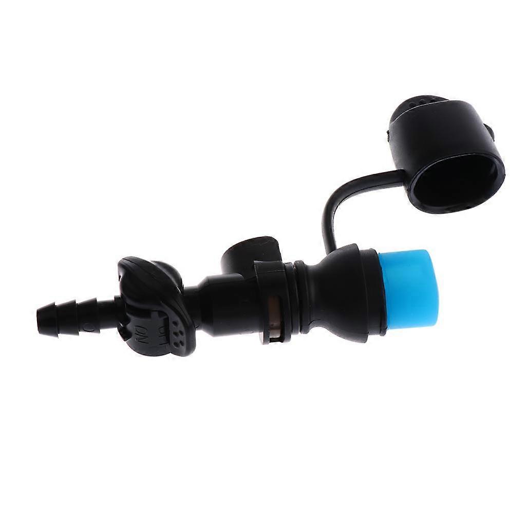 Water Bag Hydration Pack Bite Valve Nozzle Bladder Black 11.5x4.5cm Straight