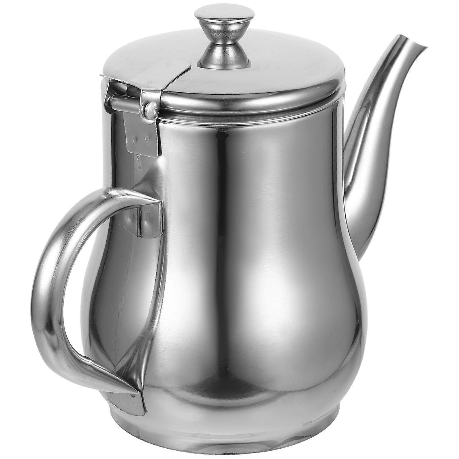 Stainless Steel Oil Pot 3Pcs Large Grease Container Kitchen Storage Rectangular Silver Suitable For Home Cooking