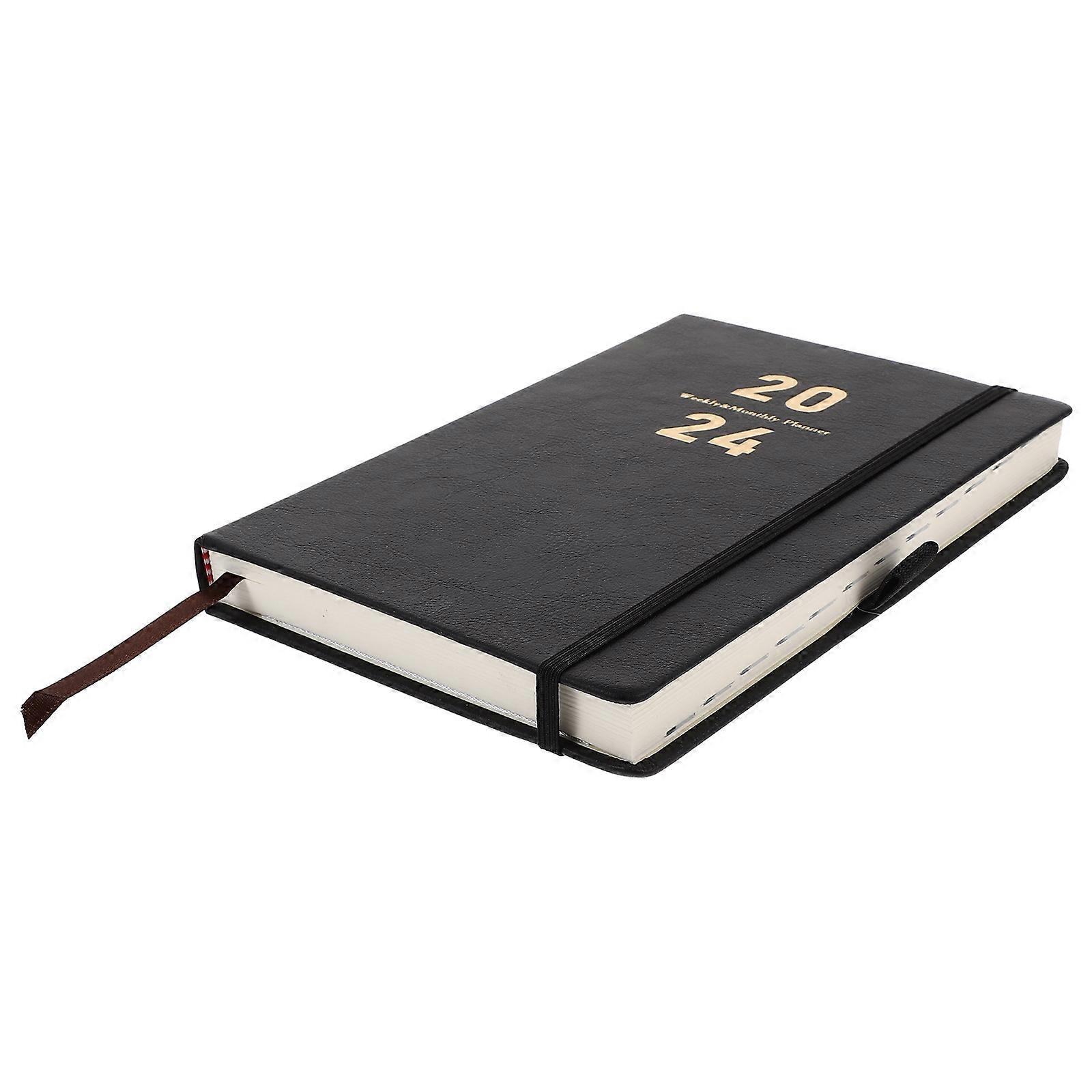 Yearly Schedule Notepad Black for Home Office Planning 3Pcs