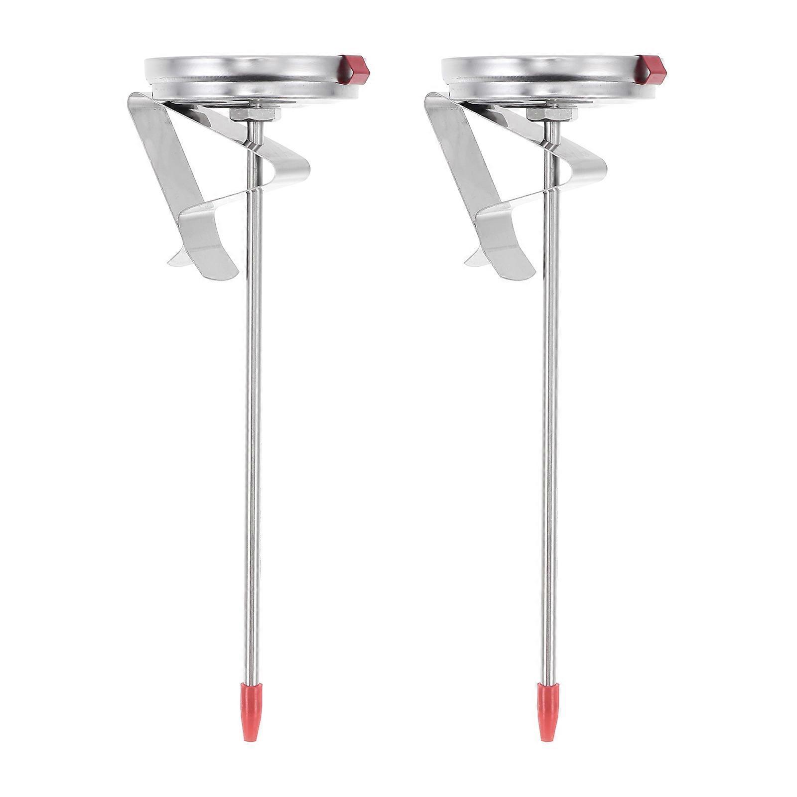 Kitchen Cooking Thermometer Precision Probe Temperature Measurement Stainless Steel 2Pcs