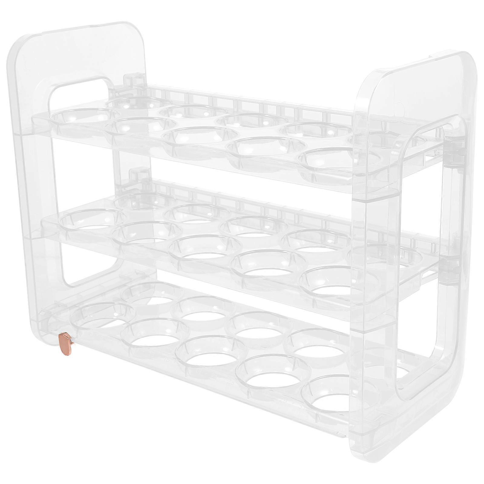 Three-Layer Refrigerator Egg Holder Rack for Effective Egg Storage