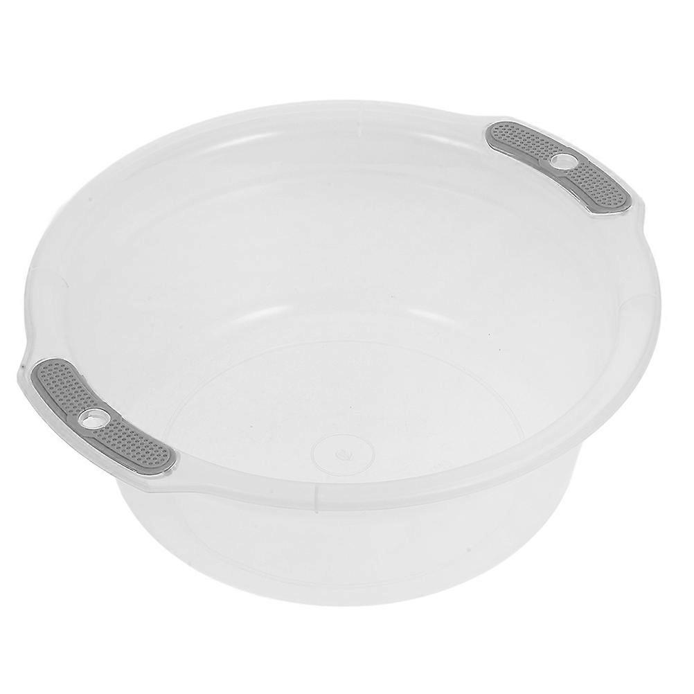 Vegetable Washing Bowl Plastic Round for Home Use 2Pcs Multipurpose Basin