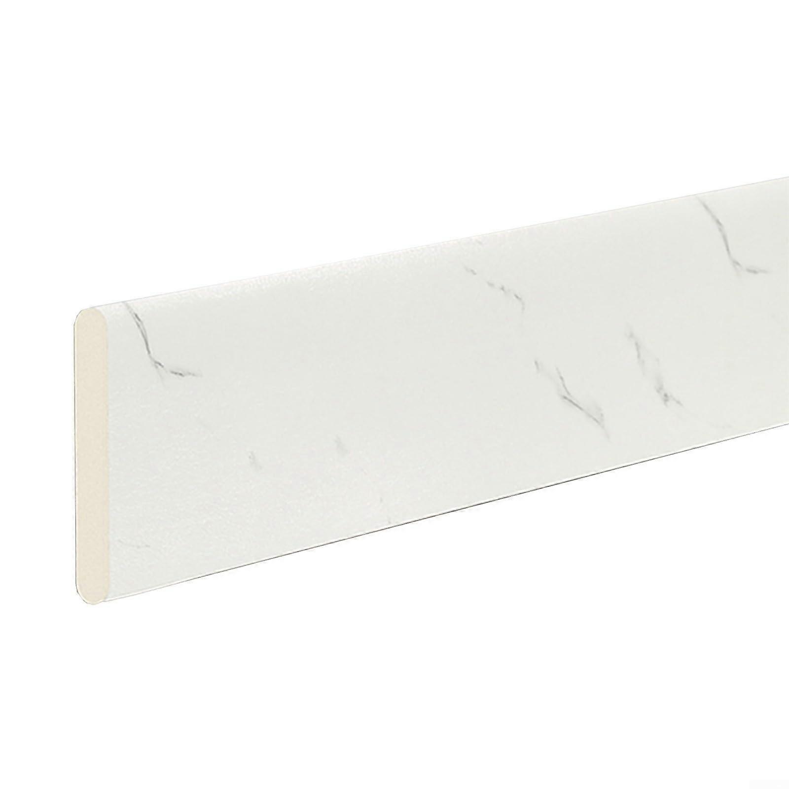 Wall Protector Skirting Line 2M Foam Cotton 3D Wall Sticker With Thickened Anticollision Strip For Wall Decor White