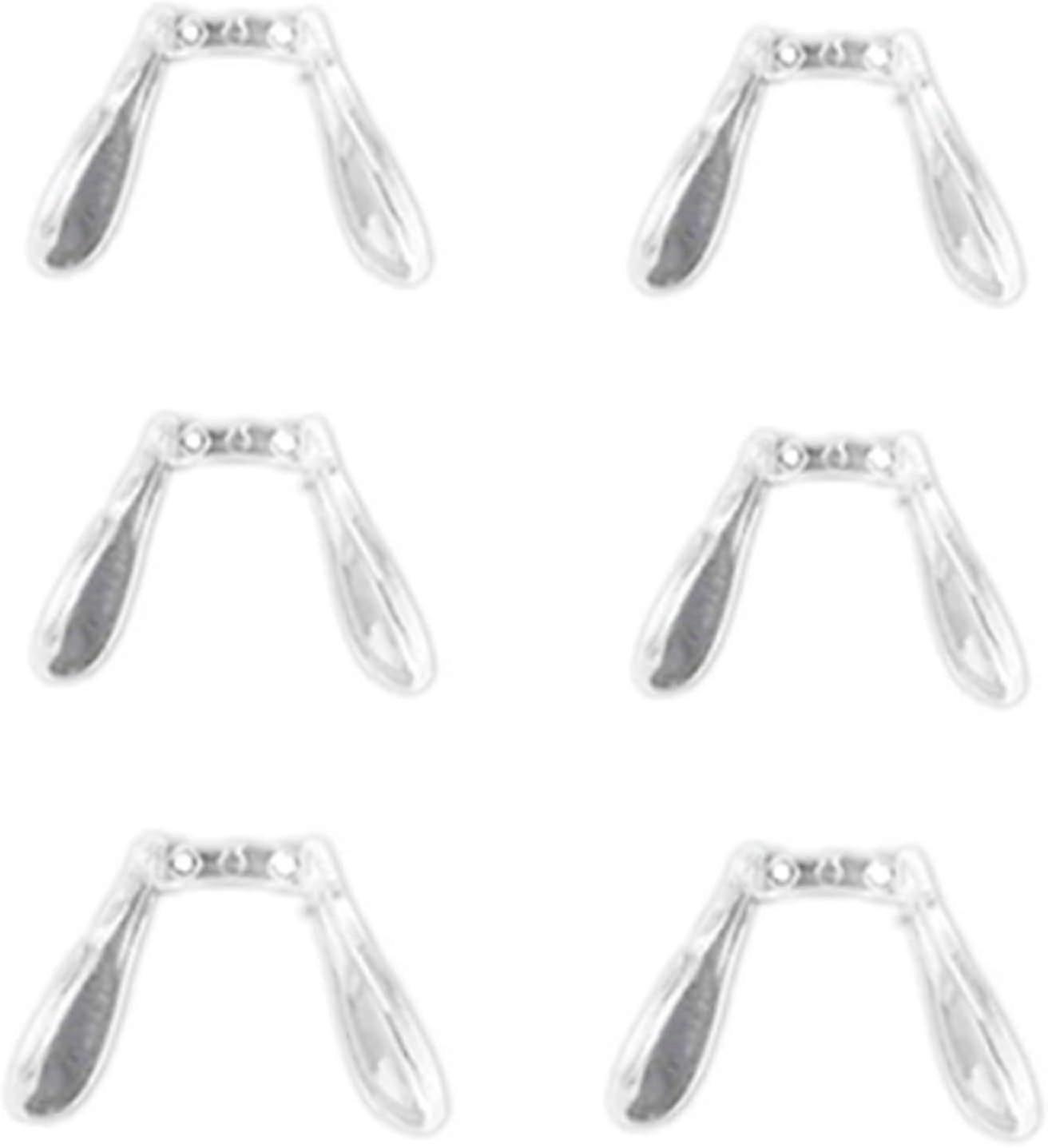 Clear Transparent Rubber Silicon Conjoined Saddle Anti-Slip Nose Bridge Pads for