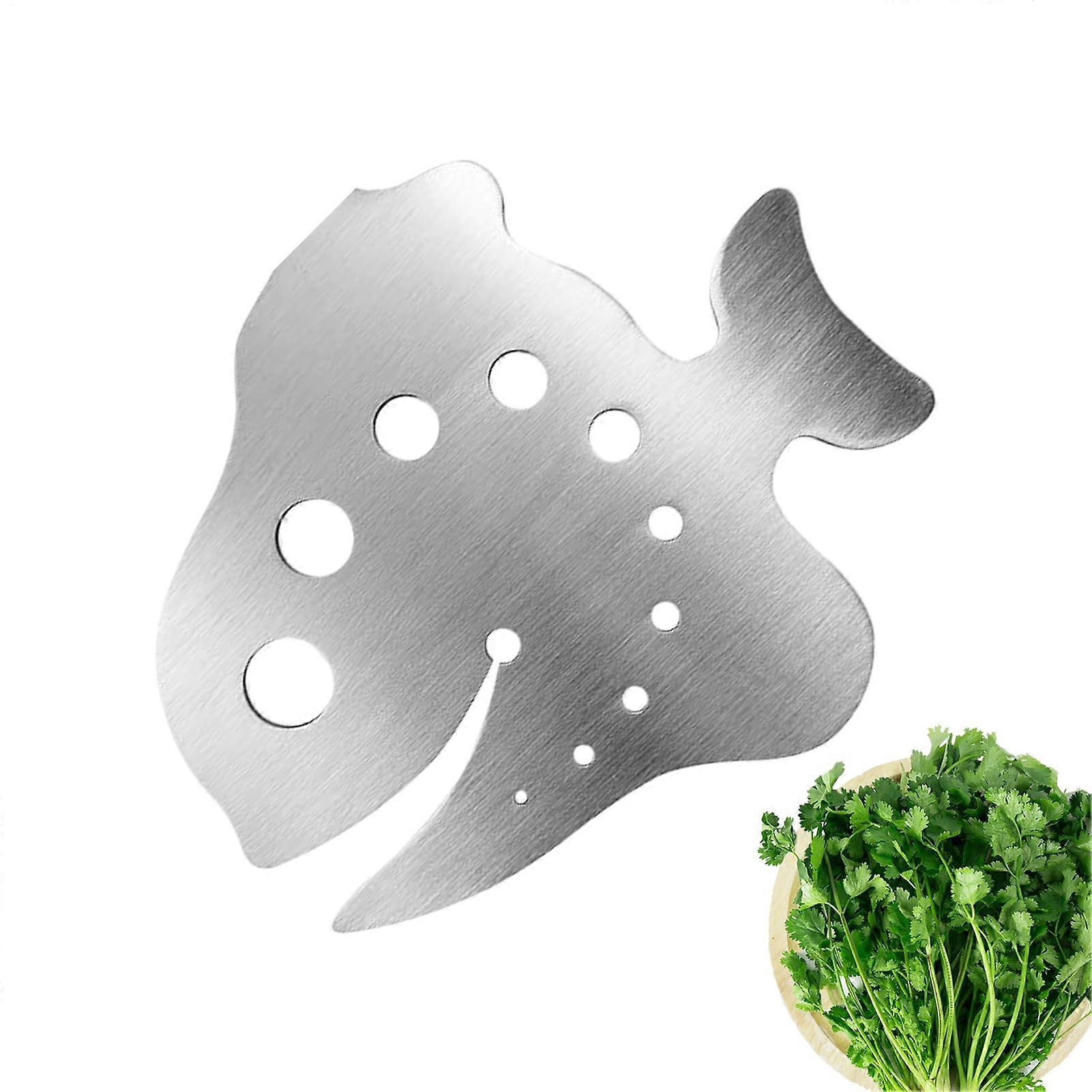 Copper Herb Stripper 11-Hole Stainless Steel Leaf Stripper Tool With Comfortable Grip For Kitchen