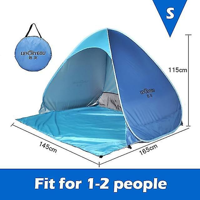 Awnings Fully Automatic Double Seaside Beach Tent Outdoor Quick-opening Sun Awning