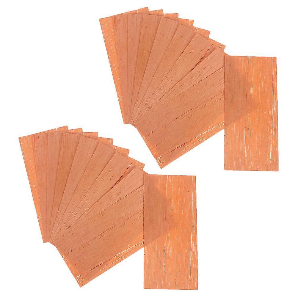 Cigar Box Supplies Cedar Sheets Cigar Storage Humidification Spanish Cedar Rectangular Odor Enhancement 20Pcs