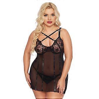 schwarzes Chemise 1896 - 2XL