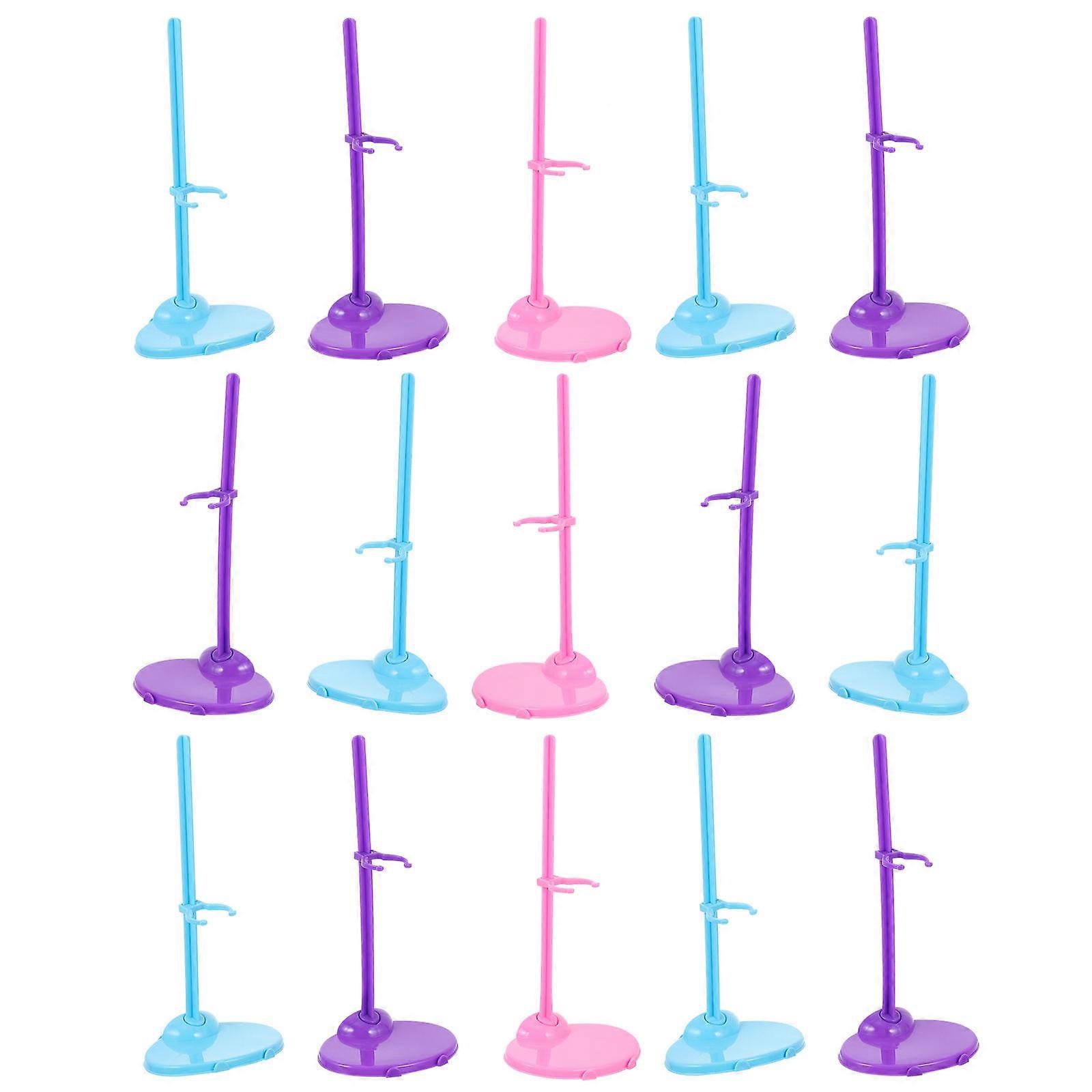 Assorted Color Doll Holding Stands ABS for Display Use 20Pcs Pack