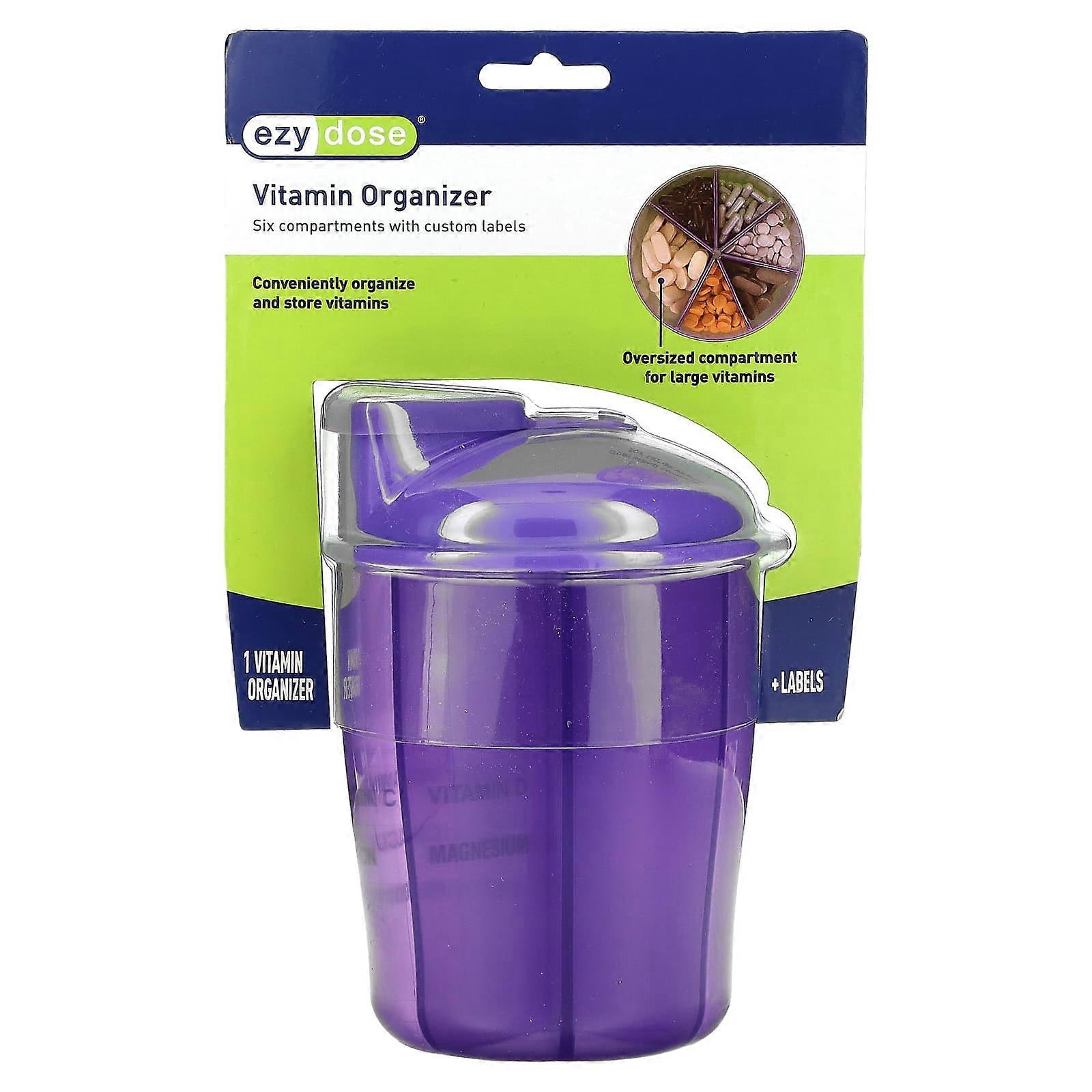 Vitamin Organizer with Labels, 1 Count