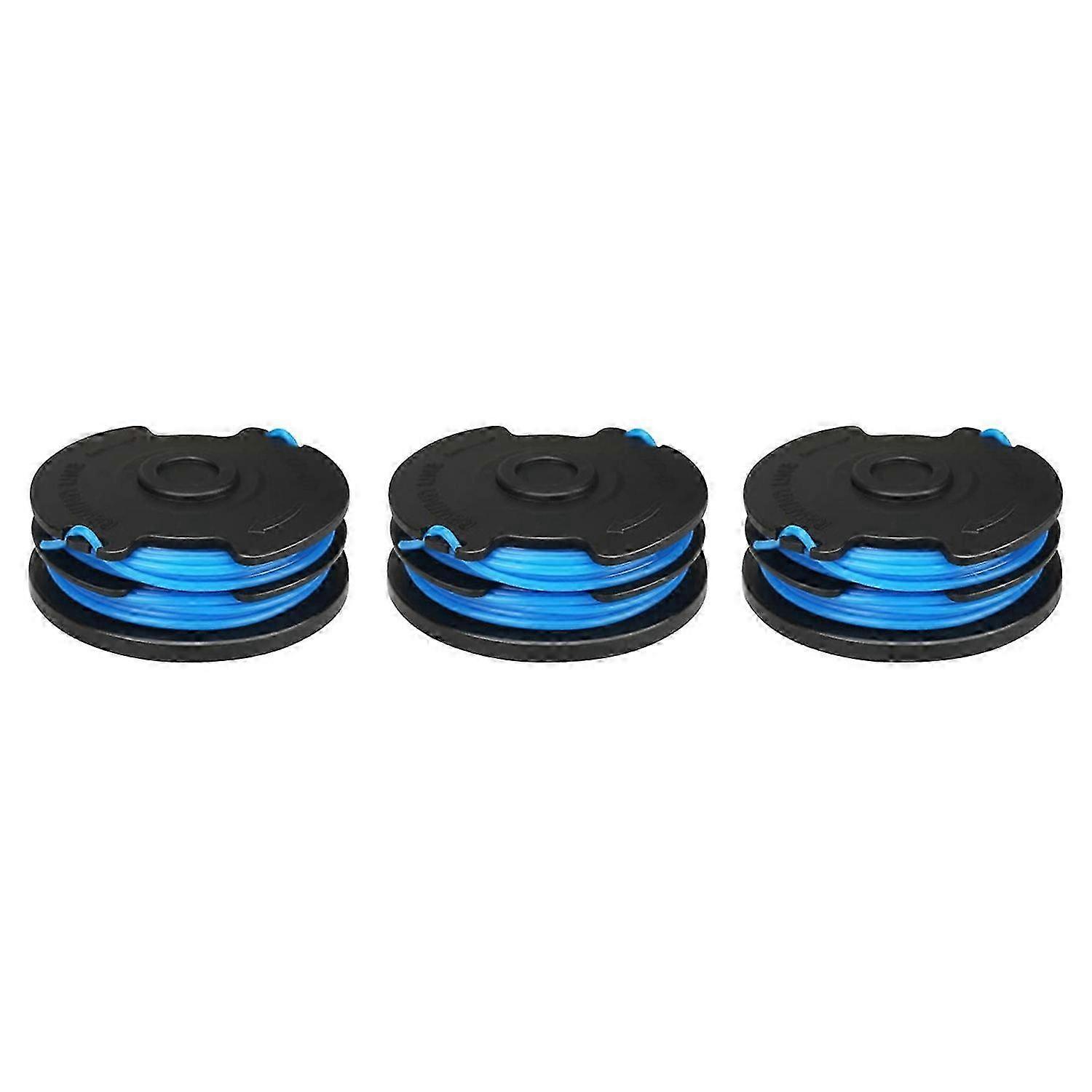 New Nylon Rope Line Spools Kit for Toro 51480 48V Lawn Mower, Includes 3pcs S8B Line with T7Y Spools