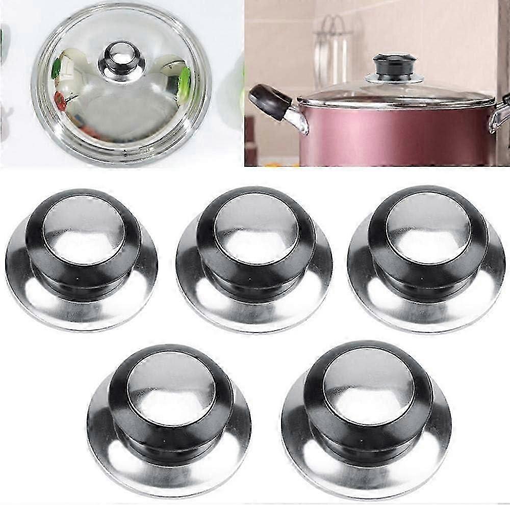Lid Handle, 5 Pack Heat Resistant Pot Lid Knobs, Lifter Knobs, Replacement Parts