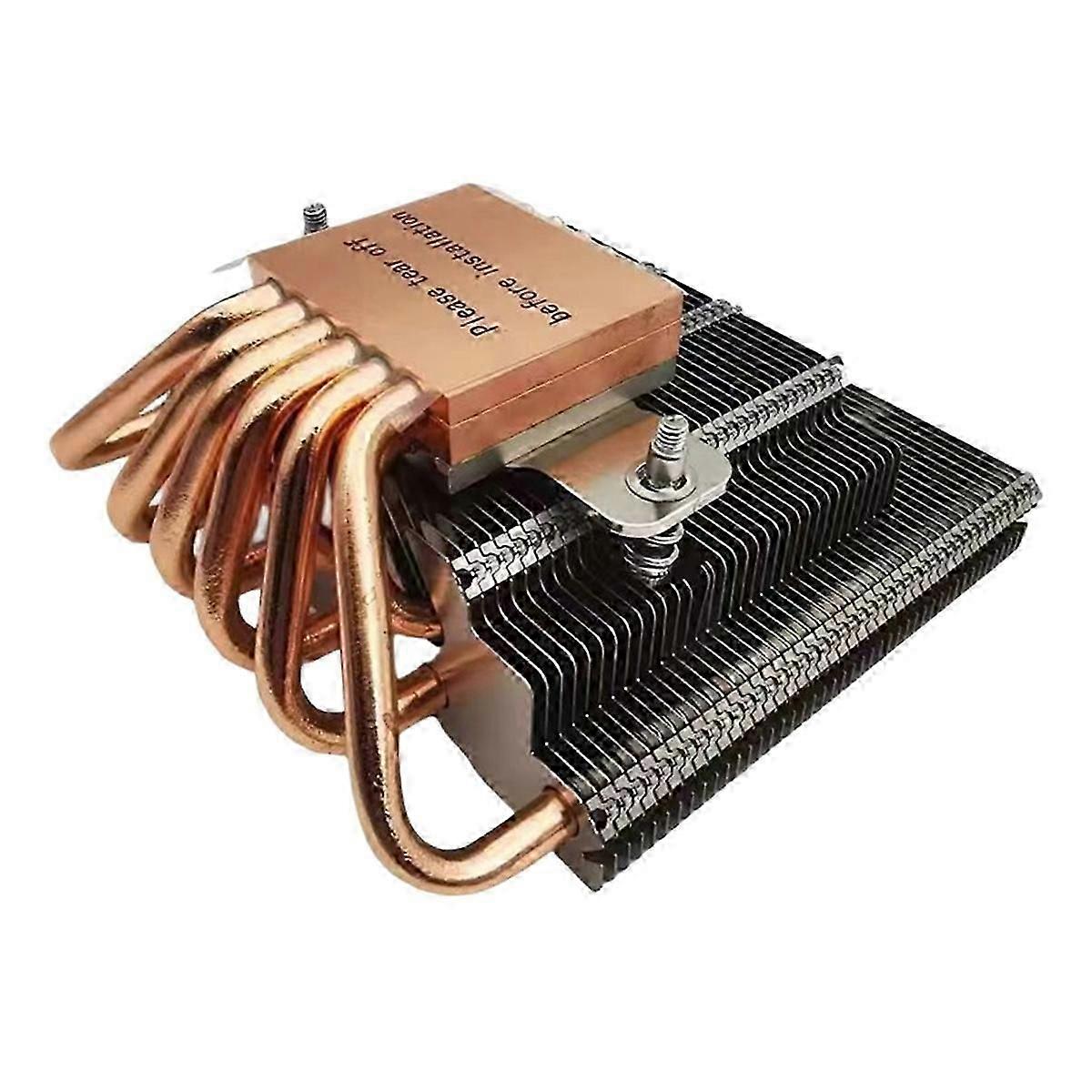 ZS10C-50 Thin CPU Cooler 50mm 10 Heat Pipes ITX Down Pressure Radiator TDP 200W for Intel LGA 115X 1