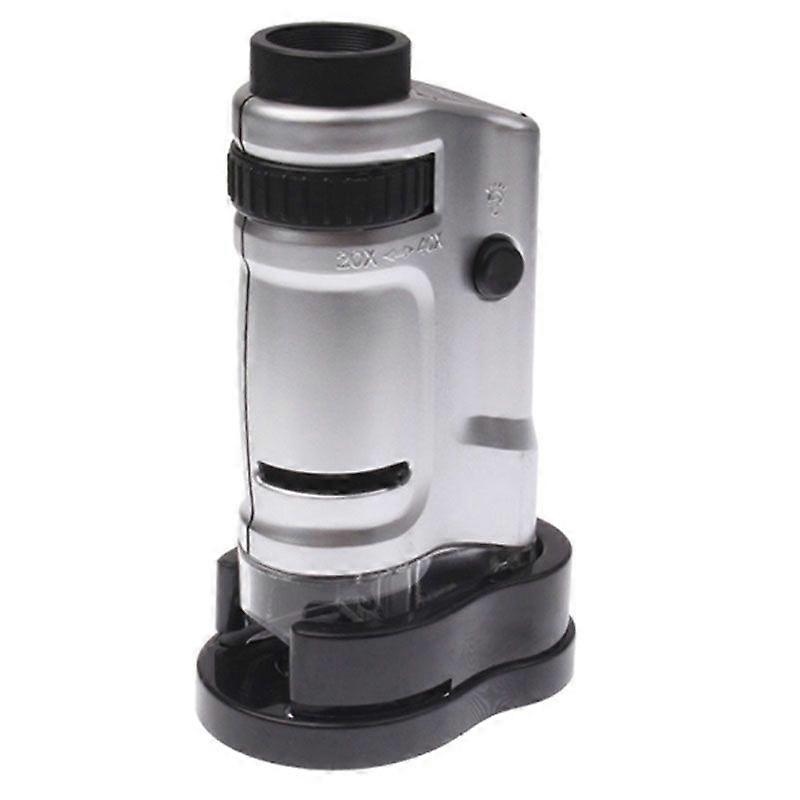 20X - 40X Magnification Zoom Lens Pocket Microscope