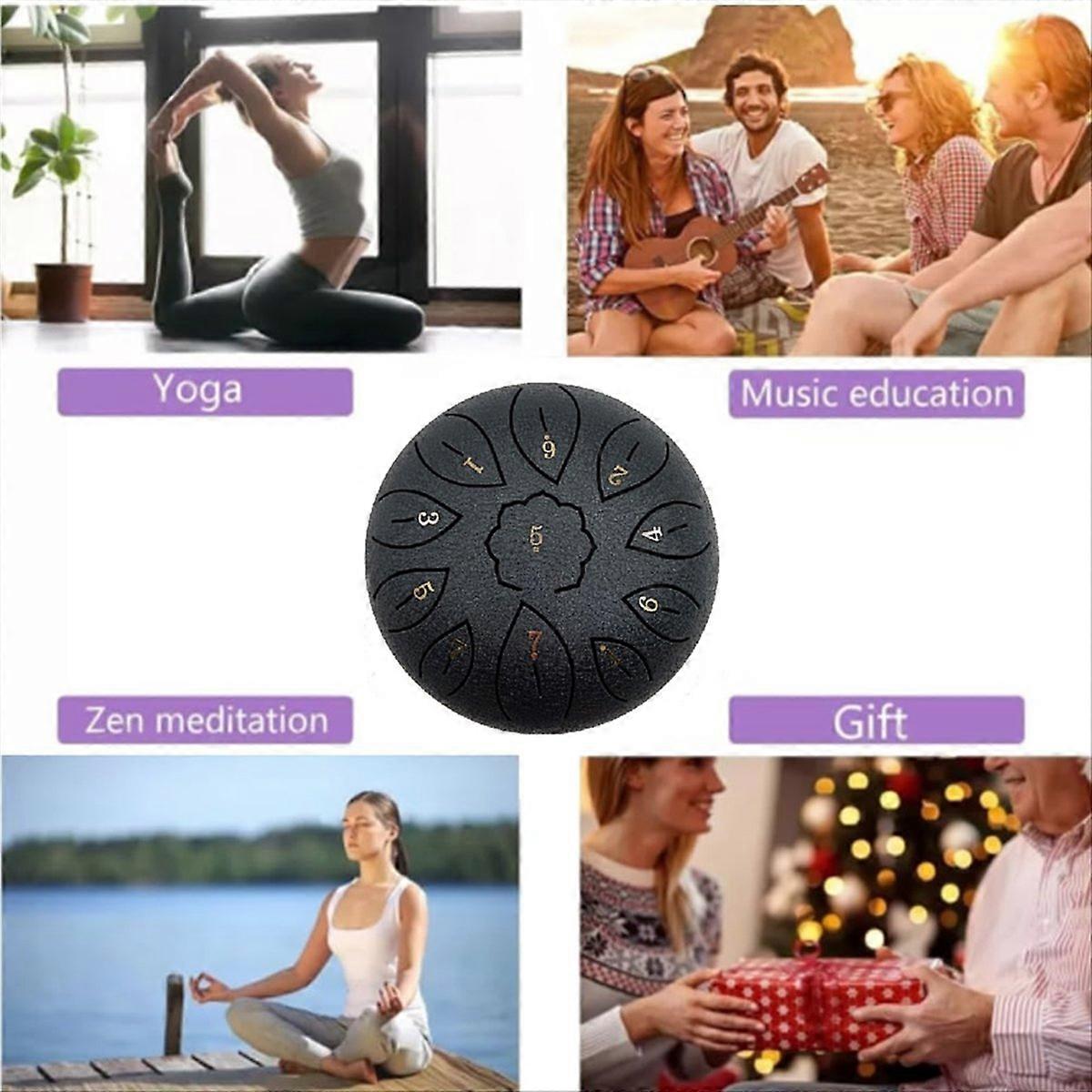 Empty drum 11-tone ethereal drum musical instrument