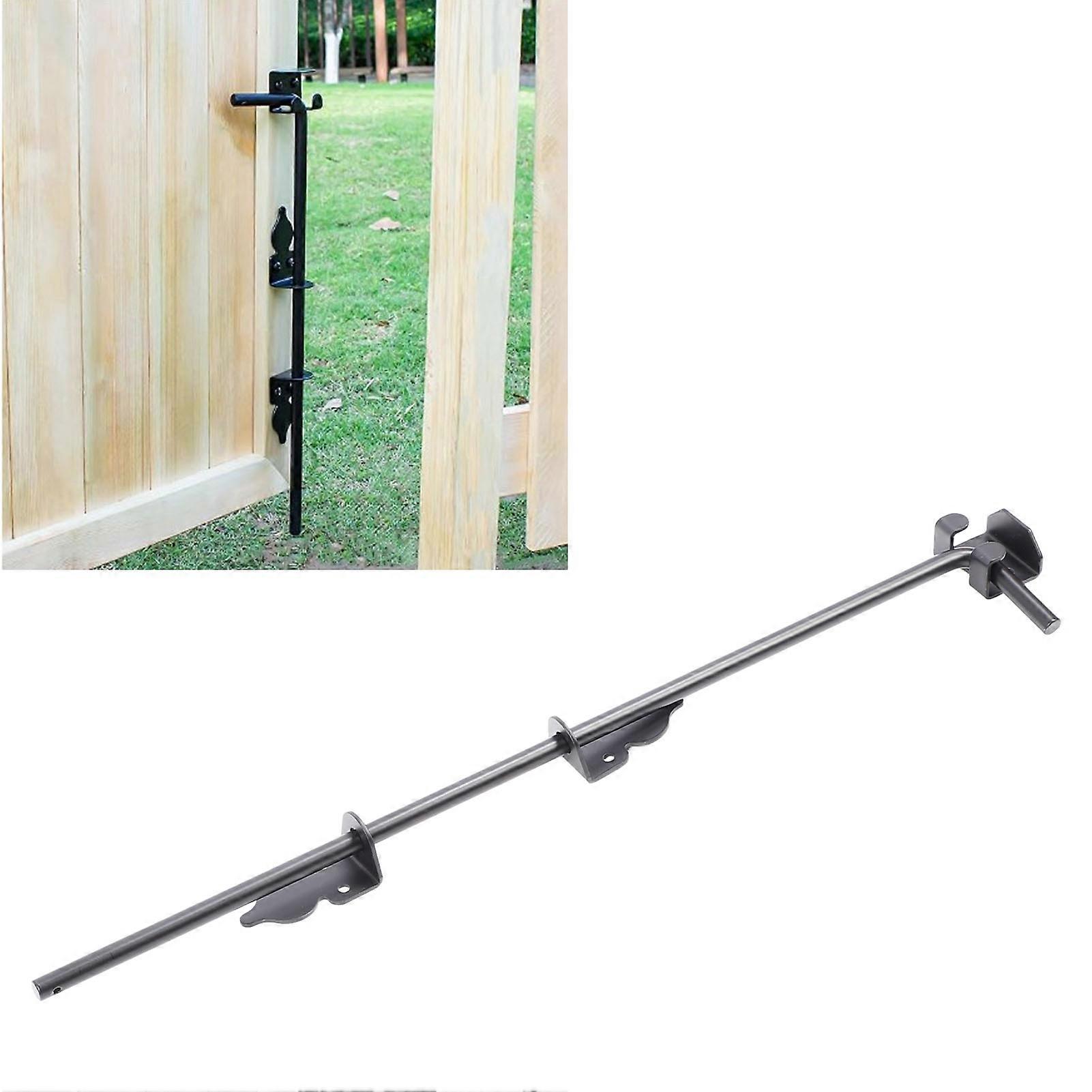 24in מוט טיפה כבד פלדה עמיד בפני חלודה רב פונציונלי קרקע תפס שערי דלתות פקק לגדר עץ דלת גדולה 