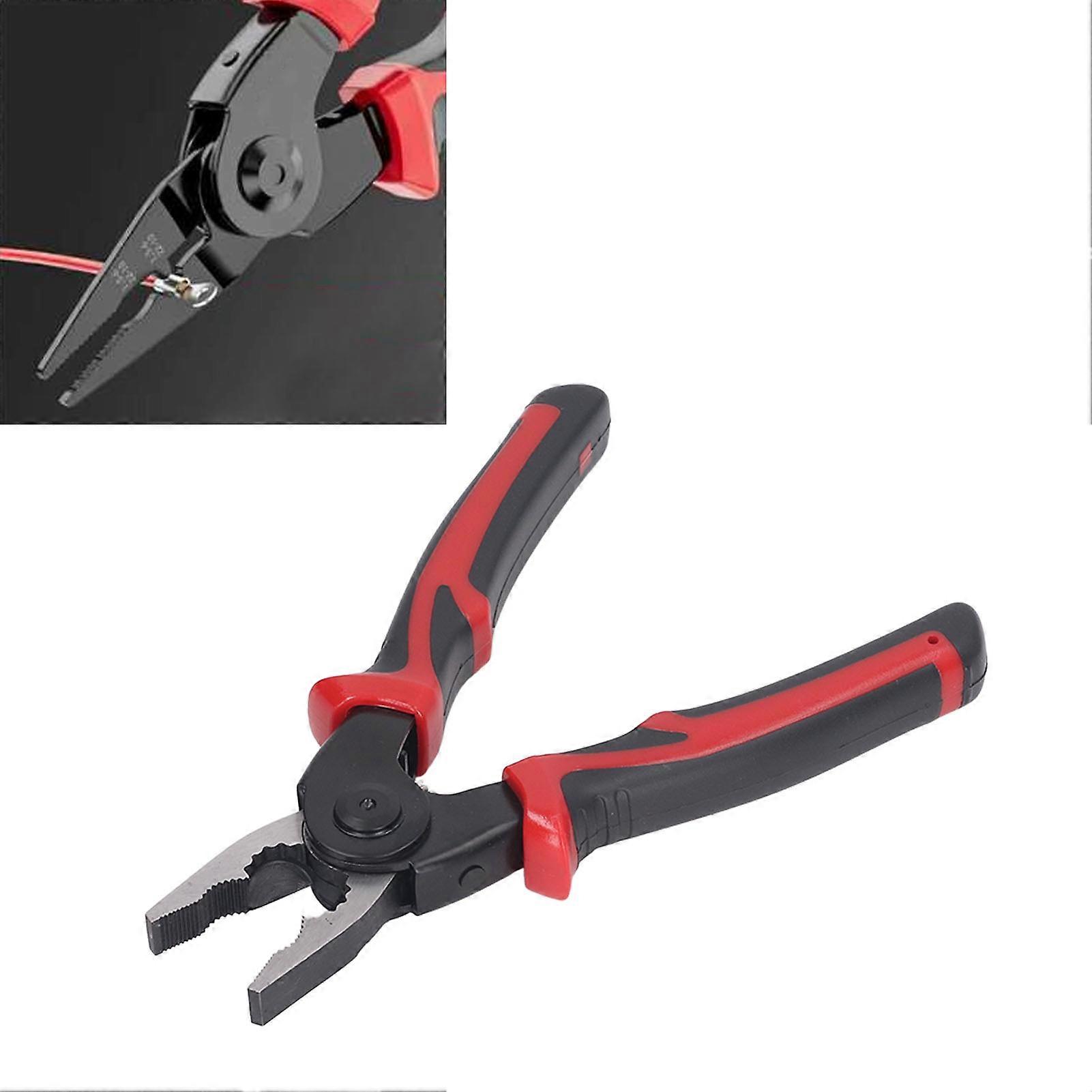 5 in 1 Wire Stripper Prevent Slip Handle Shear Pliers Wire Crimping Tool for Electrician 