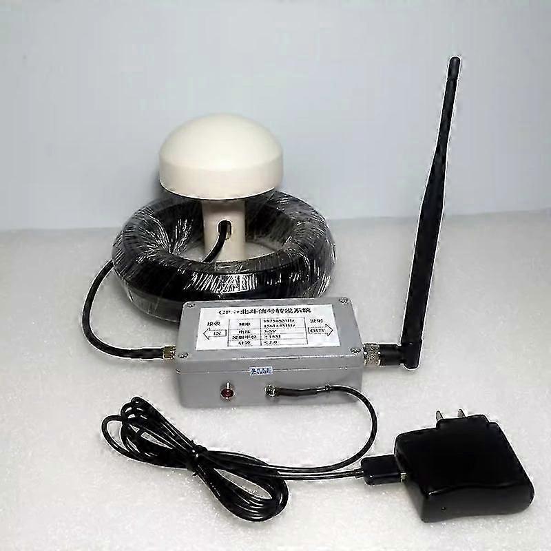 Gps Signal Repeater Amplifier Transmission Complete Kit With 15m Mushroom Receiver Antenna