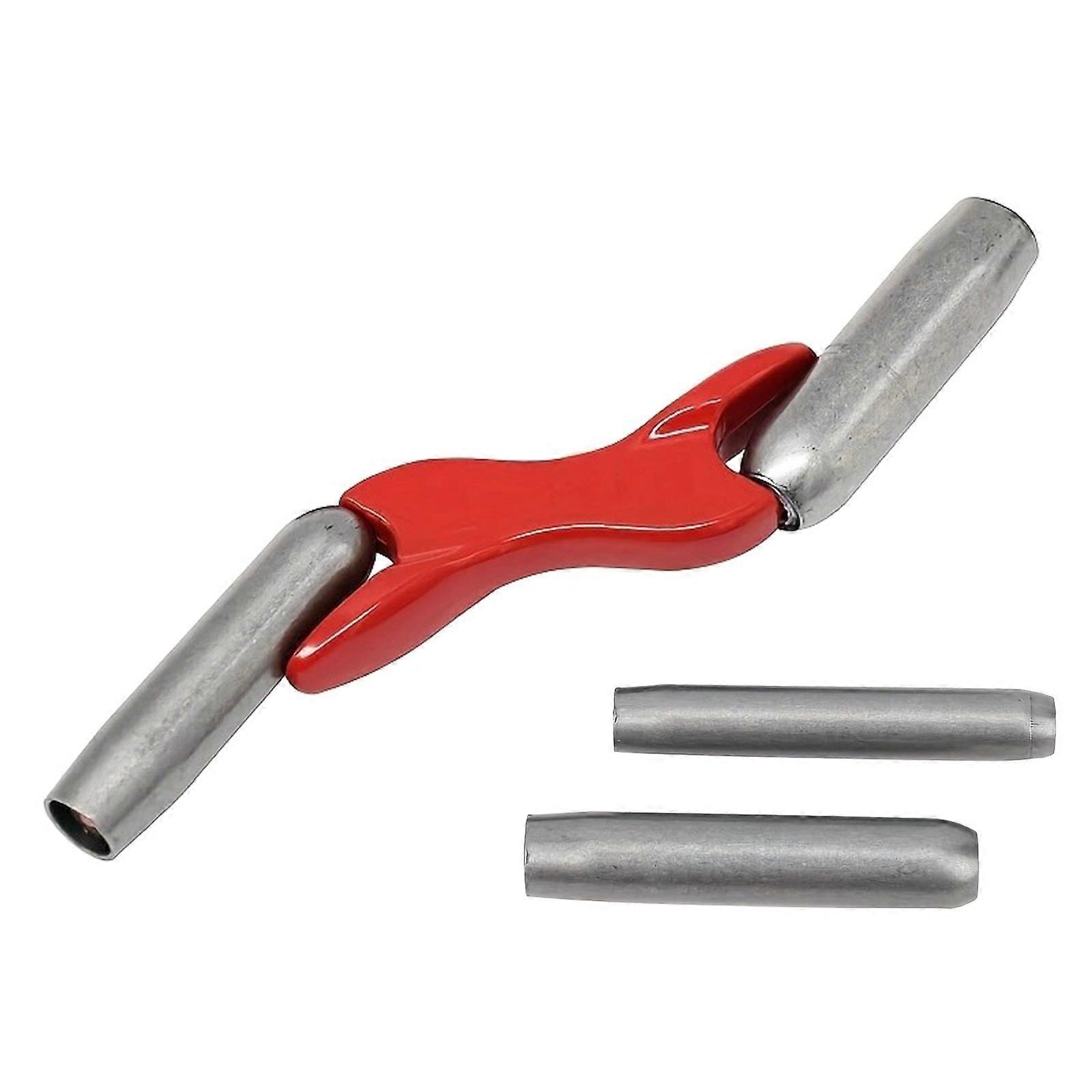 4 Size Grout Finishing Kit Lightweight Stainless Steel Spatula Tool With Ergonomic Finger Grooves For Enhanced Masonry Work Efficiency  Red