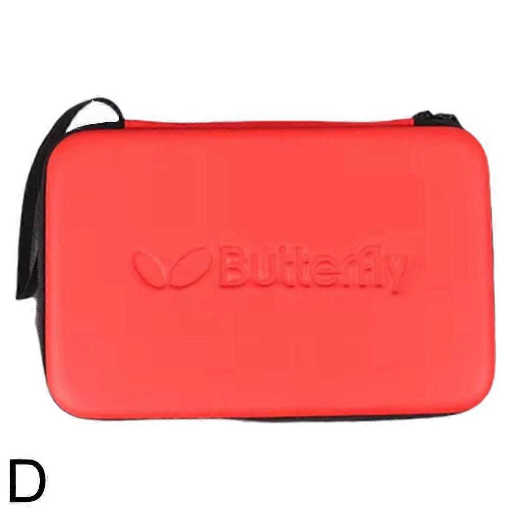 Premium Table Tennis Racket Case Hard Shell Protective Cover Portable Square Design Durable Large Storage for Paddles Accessories