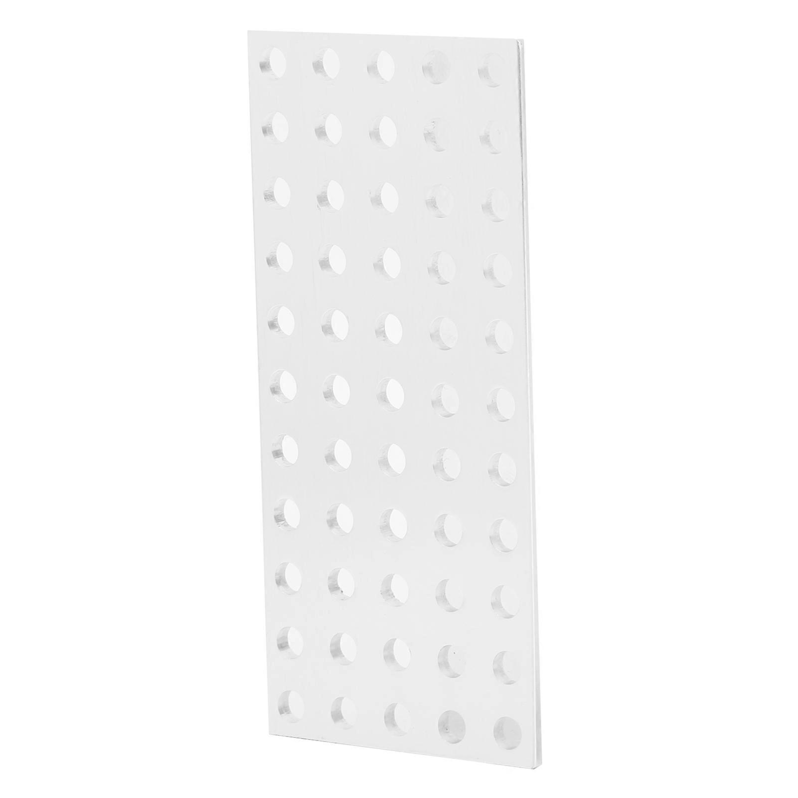 3116-0040-0088 铝网格板网状孔板工业机器人零件 （ 5 x 11 孔 40 x 88mm）