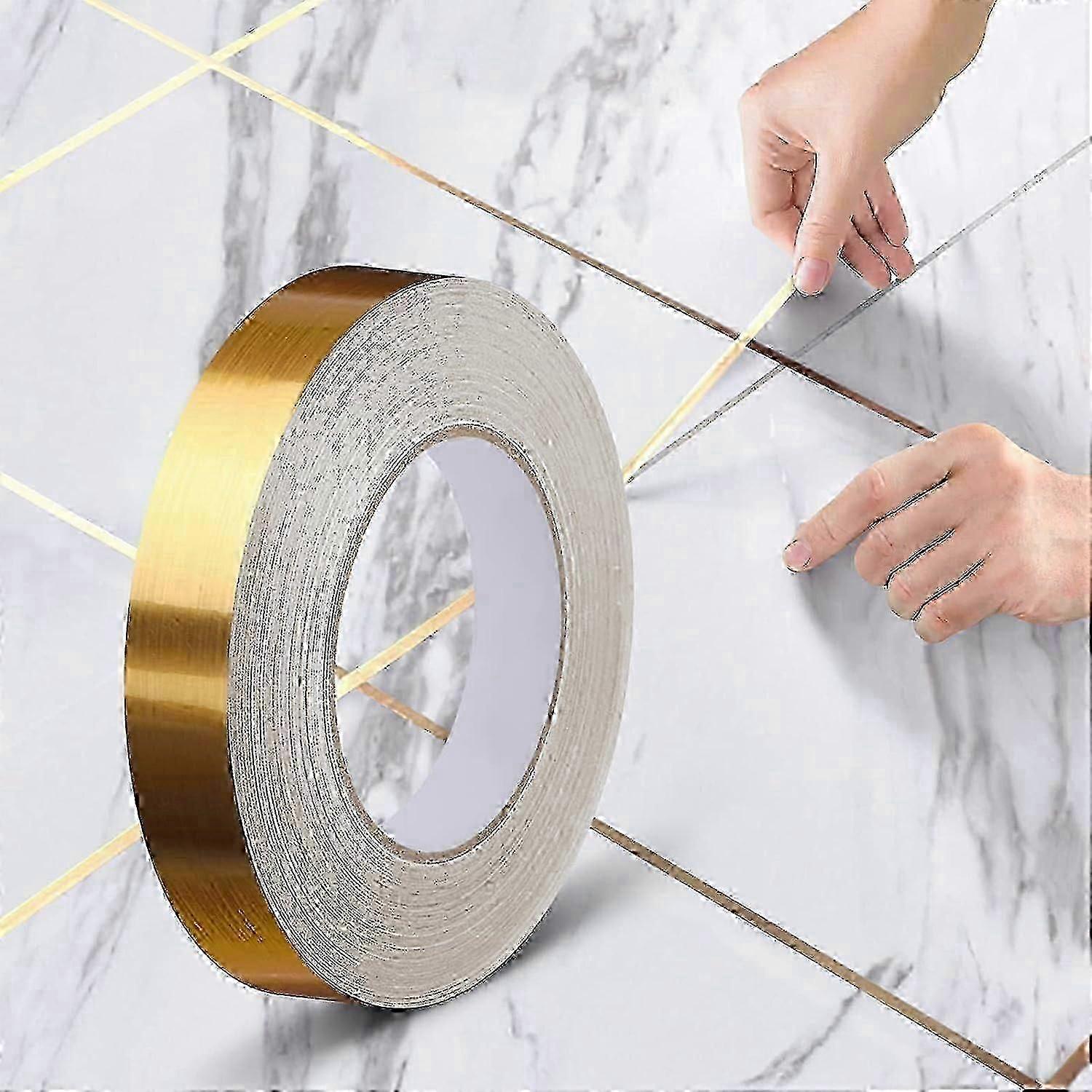 Self-Adhesive Decorative Tape (2cmx50m) Waterproof Gold