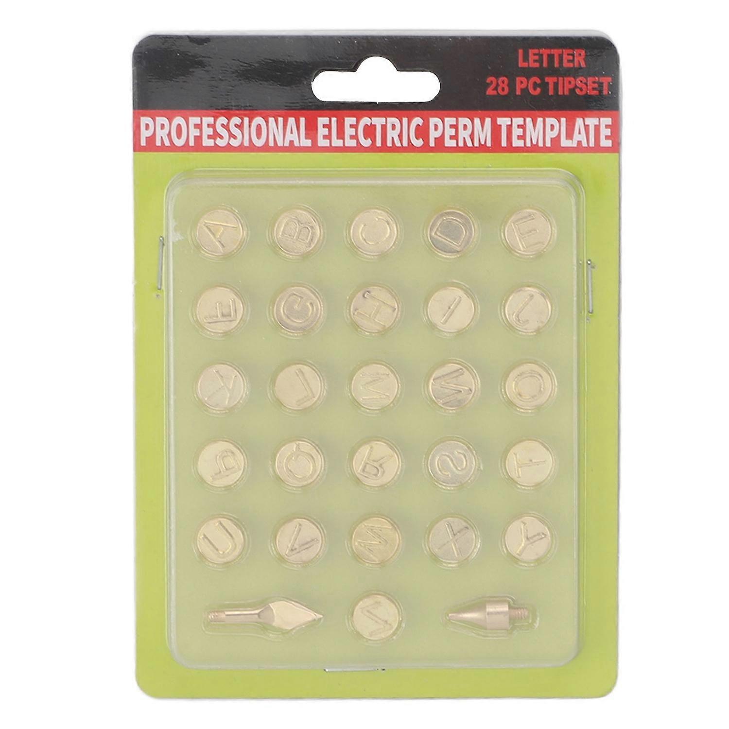 Letters Burning Tip 26 Letters Brass Alphabet Carving Tip for Wood Leather Paper Branding Personaliz