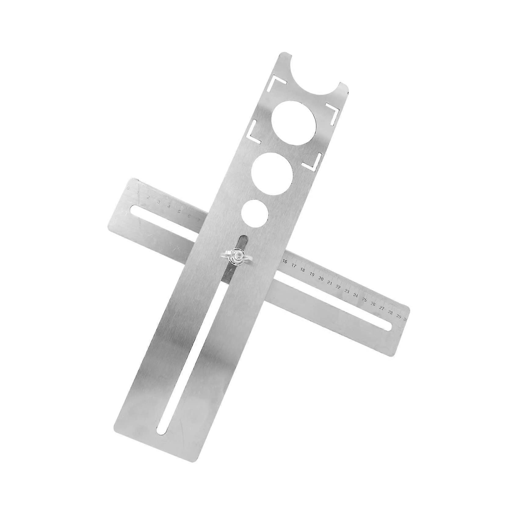 Hole Opener For Marble Tiles Drill Tool With Precise Positioning Marble Tile Drilling Guide For Woodworking Projects