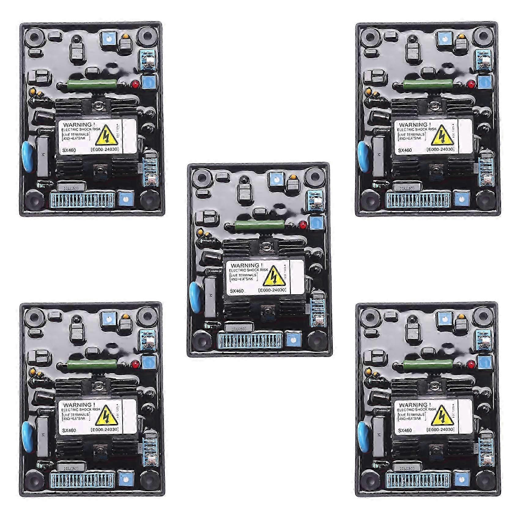 5X Automatic Voltage Regulator Avr Voltage Stabilizer Board Sx460 for Generator
