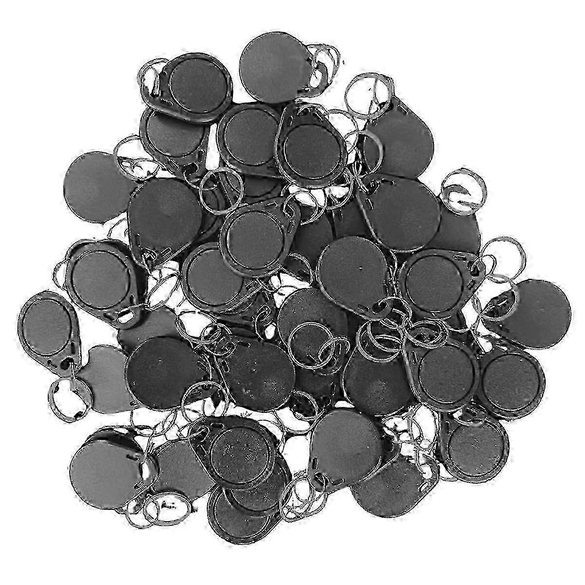 Hotel RFID Key FOB Re-Writable Multiple Times. 100 Pcs. Works in 13.56 MHz Frequency