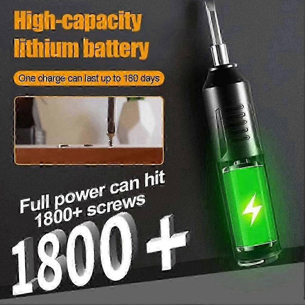 Portable Home Use Electric Screwdriver Set Cordless Power Set USB Charge