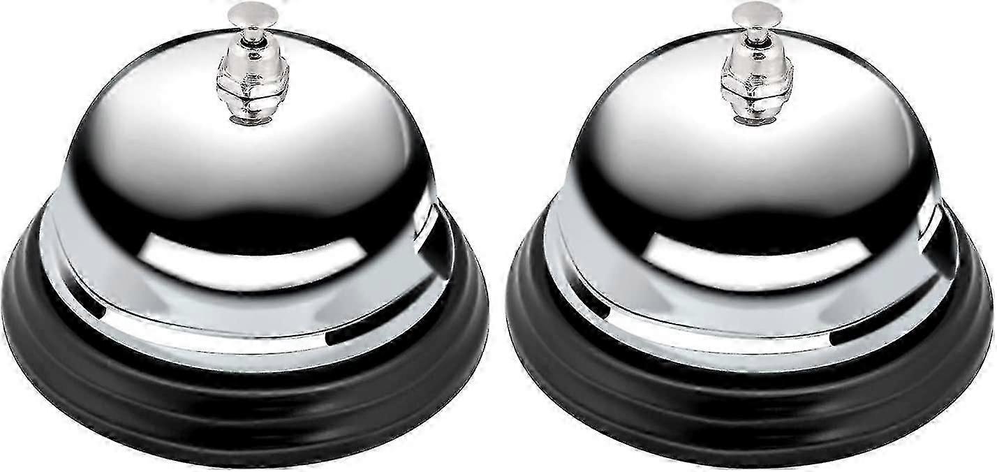 Metal Call Bell,2pcs Black+silver