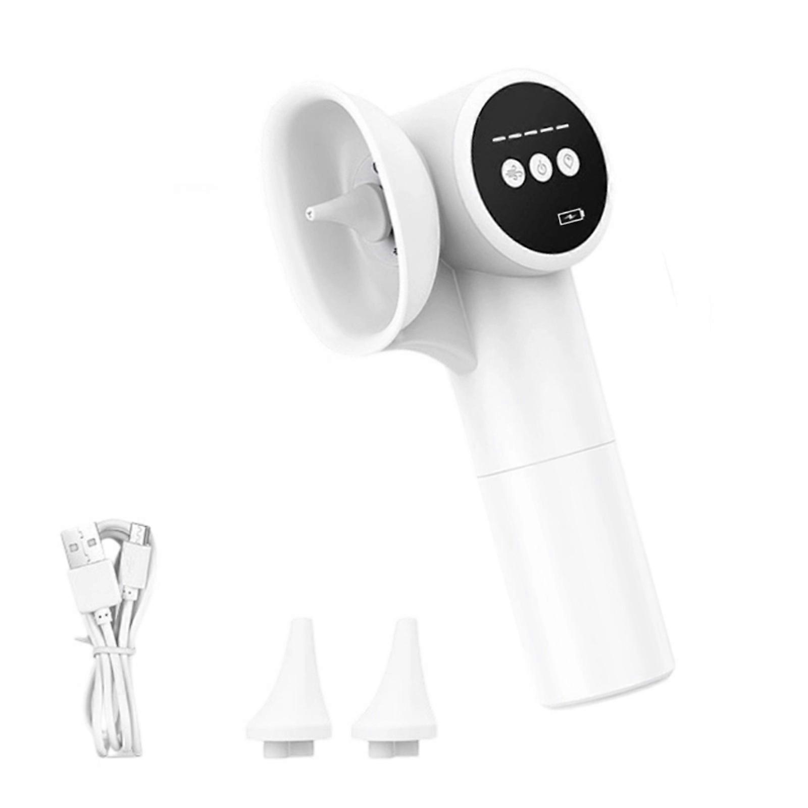 Rechargeable Ear Cleaners Machine 99-108°F Thermal Drying Function 5 Adjustable Level Water Pressure Level  White