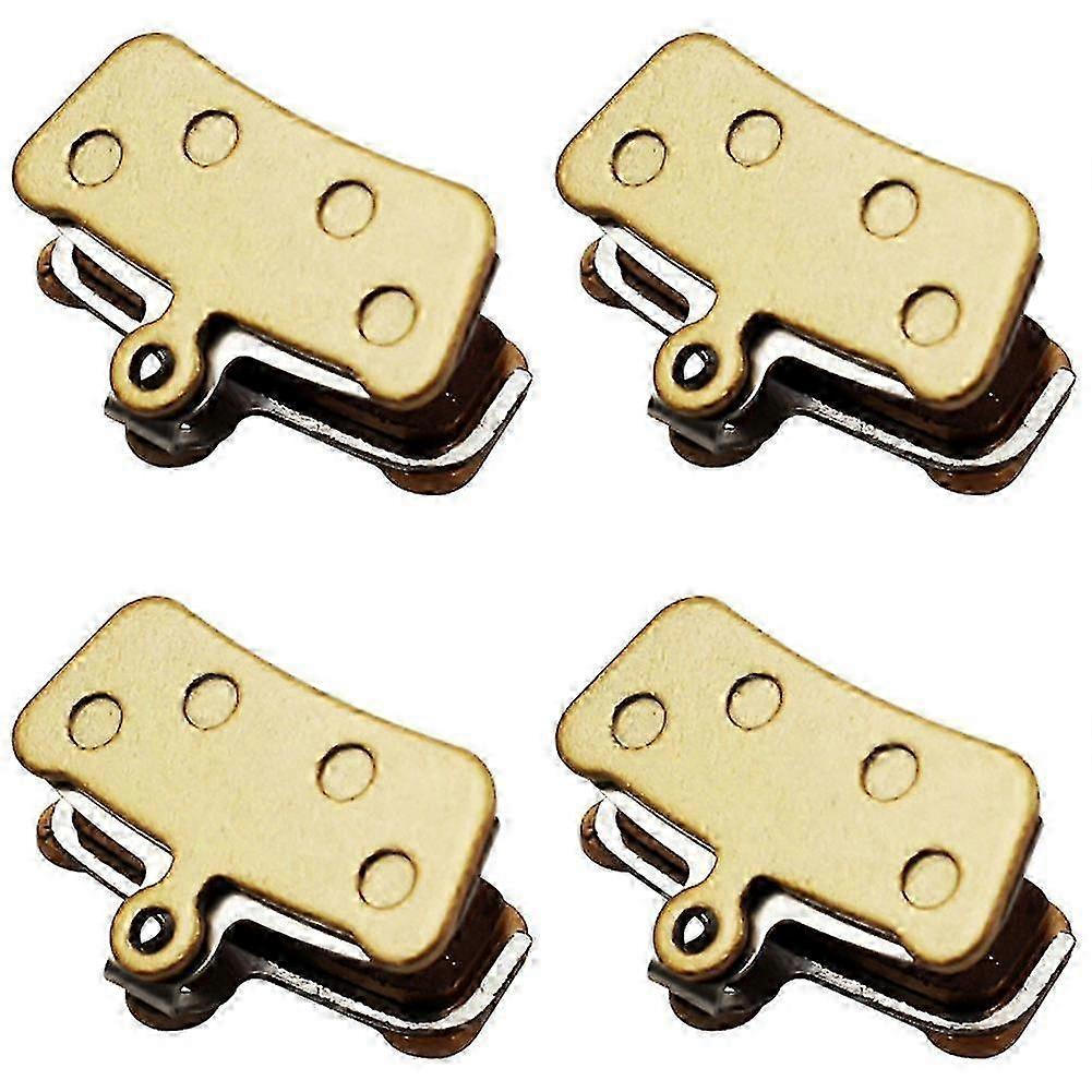 MTB Disc Brake Pads for Sram Guide & Avid XO - 4 Pairs Metallic